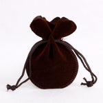 Jewelry Pouch - Velvet Drawstring Pouch - Drawstring Bag - Jewelry Bag With Logo - Jewellery Flannel Pouch Packaging Bulk - Gift Bag