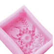 Matriță dreptunghiulară pentru săpun cu margarete pentru fabricarea săpunului handmade, bară de loțiune, unelte și materiale DIY, matriță din silicon pentru flori, matriță pentru lut polimeric, rășină și ceară