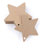50 Sar Kraft Tags - Shipping Tags Supplies Paper Goods Merchandise Tags Bulk Discount Product Label - Blank Jewelry Gift Tags Rustic