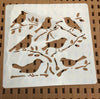 Bird Stencil - Nature Stencil - Tree Stencil - Craft Stencils - Wall Stencil - Paint Stencils - Painting Stencils - Airbrush Stencils