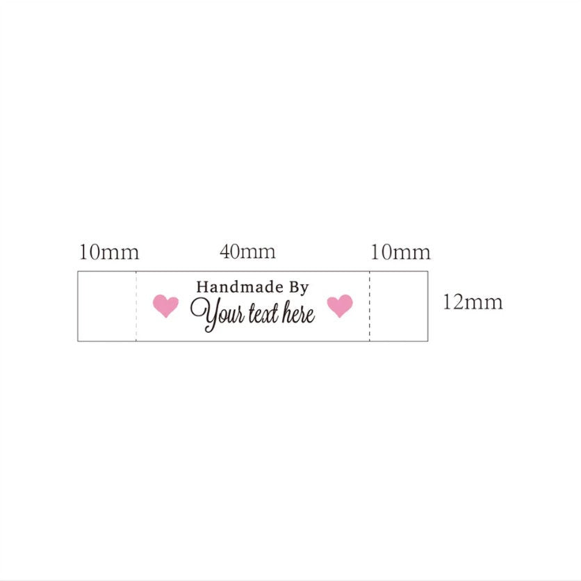 Personalized Clothing Labels - Heart Fabric Sew in Labels Sew on Label –  LightningStore