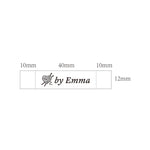Personalized Clothing Labels - Sewing Custom Sew on Labels - Cloth Tags for Clothes Fabric Knitting Sew in - Fold Over for Handmade Clothes