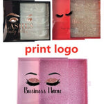Personalized Eyelash Packaging - Custom Logo Lash Packaging - Eyelash Boxes - Wholesale Lash Fuschia Boxes - Empty False Eyelashes Packaging