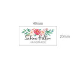 75 Pcs Iron On Labels - Custom Clothing Fabric Label Name Tag Handmade Design -Personalized Iron on Tags - Daycare Name Labels School Camps