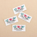 75 Pcs Iron On Labels - Custom Clothing Fabric Label Name Tag Handmade Design -Personalized Iron on Tags - Daycare Name Labels School Camps