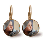 Picture Earrings, Personalized Dangle Earrings, Photo Gifts Jewelry, Custom Photo Earrings, Gift For Her, Best Friend Gift Charm, Girlfriend