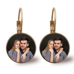 Picture Earrings, Personalized Dangle Earrings, Photo Gifts Jewelry, Custom Photo Earrings, Gift For Her, Best Friend Gift Charm, Girlfriend