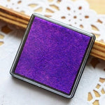 Ink Pad for Stamp, Multipurpose Ink Pad, Craft Ink Pad, Colorful Inkpad, Fingerprint Ink Pad , Mini Ink Pads, Fabric Paper 14 Colors