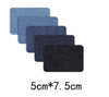 Dark Blue, Light Blue or Black Denim Stretch Jean Patches Super Strong Iron On Sew On, Quilting, Applique, Sewing, Coasters, Trivets, Crafts