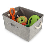 Custom Foldable Pet Toy Storage Basket - Customized Kids Toy Organizer - Personalized Dog Toy Basket - Dog Toys Storage Bag Dog Toy Bin
