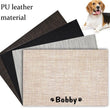Individuelle Hundematte, Personalisierte Futtermatte für Hundeschüsseln, Haustier-Futtermatte, Welpenmatte, Katzen- und Kätzchen-Schüsselmatte, Haustiergeschenk, Hundeliebhaber