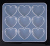 Heart Silicone Baking Mold for Mousse Cake - 3D Silicone Cake Mold -Polymer UV Resin Mould - French Dessert Baking Pan Tray - Fondant