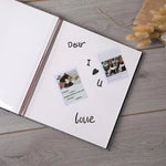 Custom Family Photo Album, Plain Linen Scrapbook Album DIY, Free Size Photo Book ,Large Self Adhesive Photo Album, Baby Shower Gift