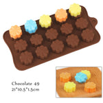 Chocolate Mold -  Silicone Mould for Wax, Chocolate, Cake Making - Resin Mold - Baking Mold - Plaster Mold - Gummy Ice - Heart Round Bar