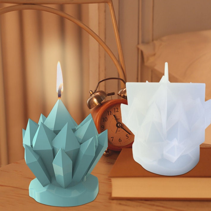 Crystal Cluster Silicone Mold, Candle Mold, Resin Mold, Epoxy Mold, Casting Mold, Crystal Stone Candle Mold, Crystal Iceberg Mold, Geode
