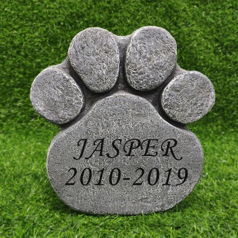 Personalized Memorial Pet Stone- Slate 8" x 8" / Custom Dog Memorial / Custom Cat Memorial/ Custom Guinea Pig Memorial/ Pet Loss Gift