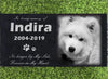 Personalized Memorial Pet Stone Photo Slate 12" x 6" - Custom Dog Memorial Custom Cat Memorial - Custom Guinea Pig Memorial - Pet Loss Gift