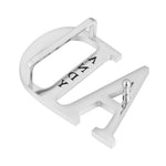 Custom Belt Buckle - Customizable Name Letters Numbers Stainless Steel Bold Square Rectangle Belt Buckle, Mens Womens, Gift for Him