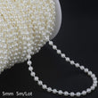White Freshwater Pearl Natural Baroque Beads Stones - DIY Jewelry Making Bracelets Necklace - Round Craft Findings 3 4 5 6 8 mm Strand