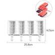 Ice Cream Mold - Ice Lolly Mould - Silicone Ice Cream Maker - Ice Pop Molds - Heart Shape