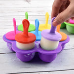Ice Lolly Mould -  Ice Cream Mold - Silicone Ice Cream Maker - Ice Pop Molds - Maker for Kids