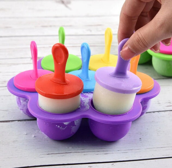 Ice Lolly Mould -  Ice Cream Mold - Silicone Ice Cream Maker - Ice Pop Molds - Maker for Kids
