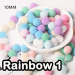 พู่ขนสัตว์สีรุ้งขายส่ง - พู่ผ้าสักหลาดขายส่ง - DIY พวงลูกบอลผ้าสักหลาดหลวม - ลูกบอลผ้าสักหลาดขนสัตว์ - เลือกสีและจำนวน