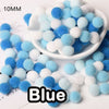 Rainbow Wool Felt Pompoms Wholesale -Felt Pom Poms Wholesale -  DIY Loose Felt Ball Garland - Wool Felt Balls - Choose Color Quantity