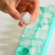 Round Ice Cube Mold with 14 Cubes - Silicone Sphere Ball Soap Making Chocolate Candy Mold Tray