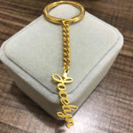 Personalized Name Keychain, Custom Keyring, Your Name Keychain, Durable Metal Key Chain, Stainless Steel Keychain, Nametag Luggage Tag, Gift