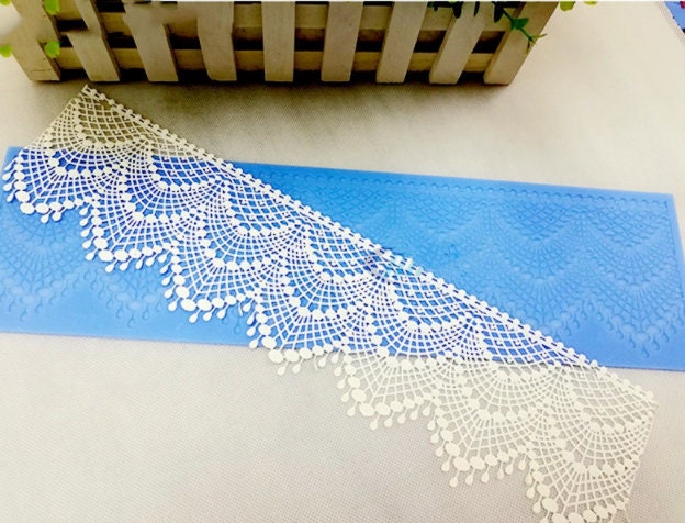 Cake Lace Mold Cake Craft Cake Decorating Tool Stencils Damask Border Cake Side Cupcake Stencil Sugarcraft Decoration Mould Baking Supply