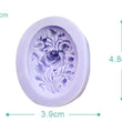 Flower Mold - Spring Large Guest Soap Size Flower Mold - Silicone Large Flowers Mould - Chocolate Fondant Molds -Wax Butter Polymer Clay