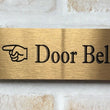 Custom Gold Sign - Personalized Gold Door Sign - Custom Made Signs for House Business or Office - Metal Plaques - Custom Engraved Wall Name