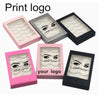 Personalized Eyelash Packaging - Custom Logo Lash Packaging - Eyelash Boxes - Empty False Eyelashes Packaging - Wholesale Lash Fuschia Boxes