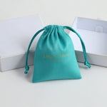 Custom Jewelry Pouch - Personalized Drawstring Pouch - Drawstring Bag - Jewelry Bag With Logo Jewellery Flannel Pouch Packaging Bulk
