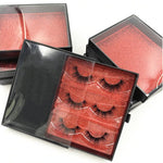 Personalized Eyelash Packaging - Custom Logo Lash Packaging - Eyelash Boxes - Wholesale Lash Fuschia Boxes - Empty False Eyelashes Packaging