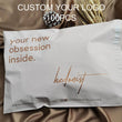 100 Pcs Custom Poly Mailers for Clothing - Personalized Logo Adhesive Self Sealing Shipping Bags Envelope - Plastic Mailing Bag Postage Bag