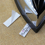 60 Pcs Iron On Labels - Custom Clothing Fabric Label Name Tag Handmade Design -Personalized Iron on Tags - Daycare Name Labels School Camps