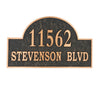Custom Address Plaque - Personalized House Number Plaque - Housewarming Gift - Outdoor Street Porch Sign - Modern House Number Sign