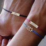 Custom Name Bracelet- Personalized Name Bracelet - Friendship Couples - Bridesmaid Gift - Wedding Gift - Christmas Gift for Girlfriend Wife