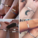 Custom Name Bracelet- Personalized Name Bracelet - Friendship Couples - Bridesmaid Gift - Wedding Gift - Christmas Gift for Girlfriend Wife