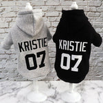 เสื้อฮู้ดสัตว์เลี้ยงสุนัข ลูกสุนัข สั่งทำชื่อ เสื้อกีฬา XS-4XL - ข้อความ โลโก้ รูปภาพของคุณเอง - เสื้อสเวตเชิ้ต - เสื้อผ้าสำหรับคนรักลูกสุนัข