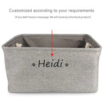 Custom Foldable Pet Toy Storage Basket - Customized Kids Toy Organizer - Personalized Dog Toy Basket - Dog Toys Storage Bag Dog Toy Bin
