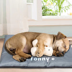Personalized Dog Bed - Custom Dog Bed - Rectangle Flat Bed - Custom Picture Logo - Design Your Own - Dog Mat - Dog Lover Gift Furniture