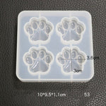 Dog Paw Resin Casting Mold DIY Large Pet Paw Silicone Mold for Epoxy Resin Crafts Soap, Polymer Clay Crafts, Art Mould, Pet Cremation Treat
