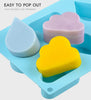 Cloud Silicone Mold, Rain Drop Droplet Food Grade Silicone, Mold for Cakesicles, Hot Cocoa Bombs, Breakable Chocolate Shells, Resin Crafting