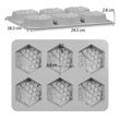 Honeycomb Soap Mold -Bee Mold - Silicone Resin Clay Chocolate Candy Cupcake Mould Decorating - Diy Handmade Essential Oil Soap Cake