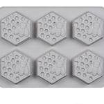 Honeycomb Soap Mold -Bee Mold - Silicone Resin Clay Chocolate Candy Cupcake Mould Decorating - Diy Handmade Essential Oil Soap Cake