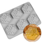 Honeycomb Soap Mold -Bee Mold - Silicone Resin Clay Chocolate Candy Cupcake Mould Decorating - Diy Handmade Essential Oil Soap Cake