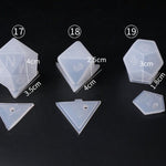 Dice Resin Mold  -Dice Silicone Mold Kawaii Dice Molds Gamer Tools Dice Dice Kit Dnd Dice Jewelry Dice - Polyhedral Dice D20 Dice Making